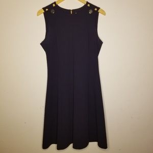 Calvin Klein Women's Navy Sleeveless Dress, size 8